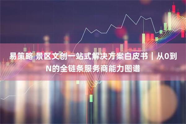 易策略 景区文创一站式解决方案白皮书｜从0到N的全链条服务商能力图谱