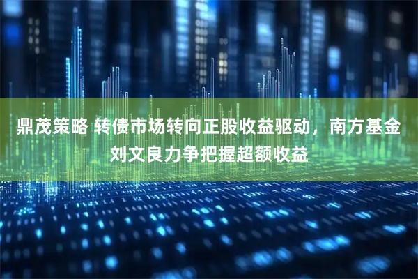 鼎茂策略 转债市场转向正股收益驱动，南方基金刘文良力争把握超额收益