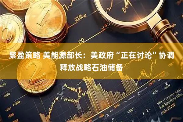 聚盈策略 美能源部长：美政府“正在讨论”协调释放战略石油储备